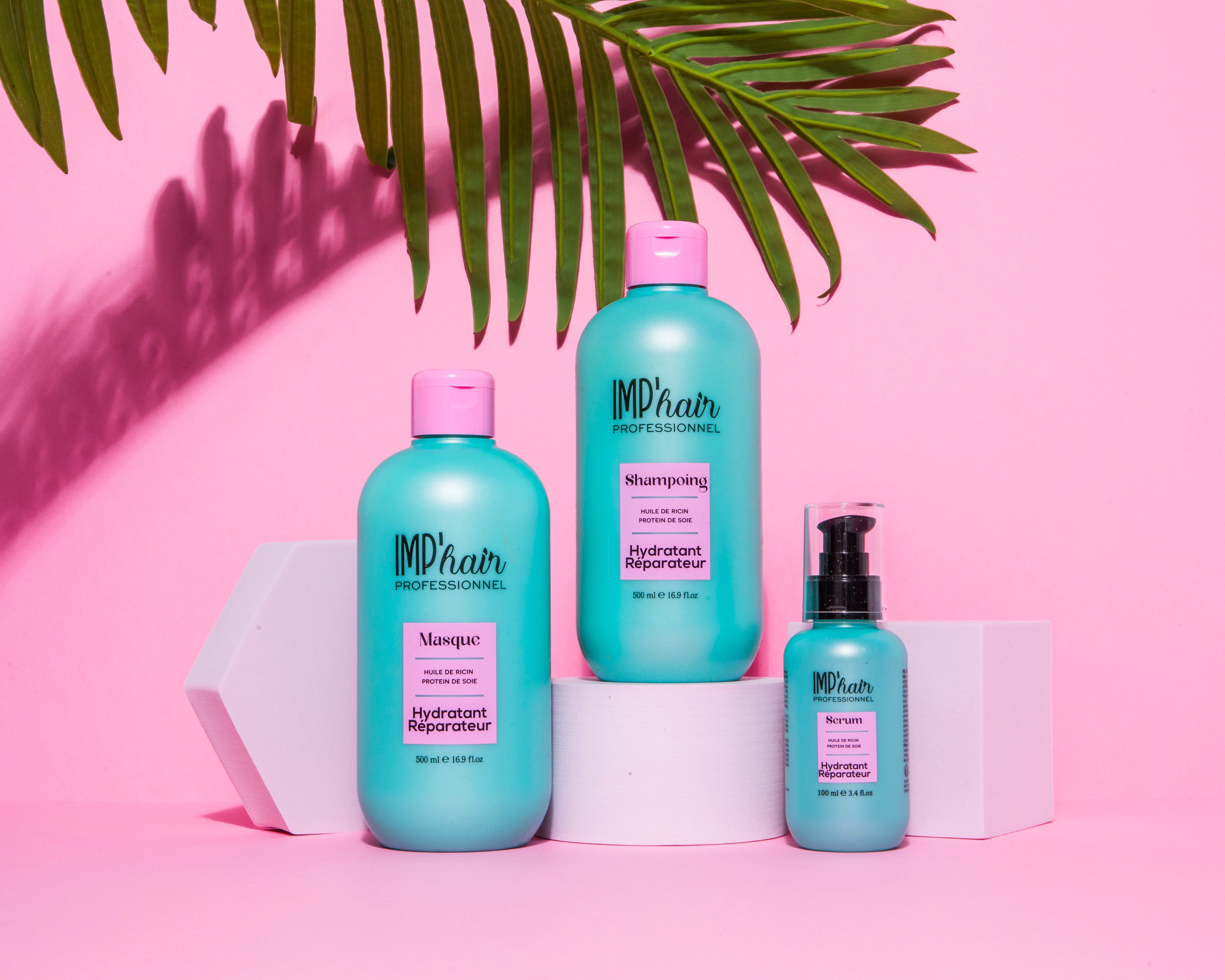 Trio Soin Réparateur – Ricin & Protéines de Soie : Shampoing, Masque & Sérum