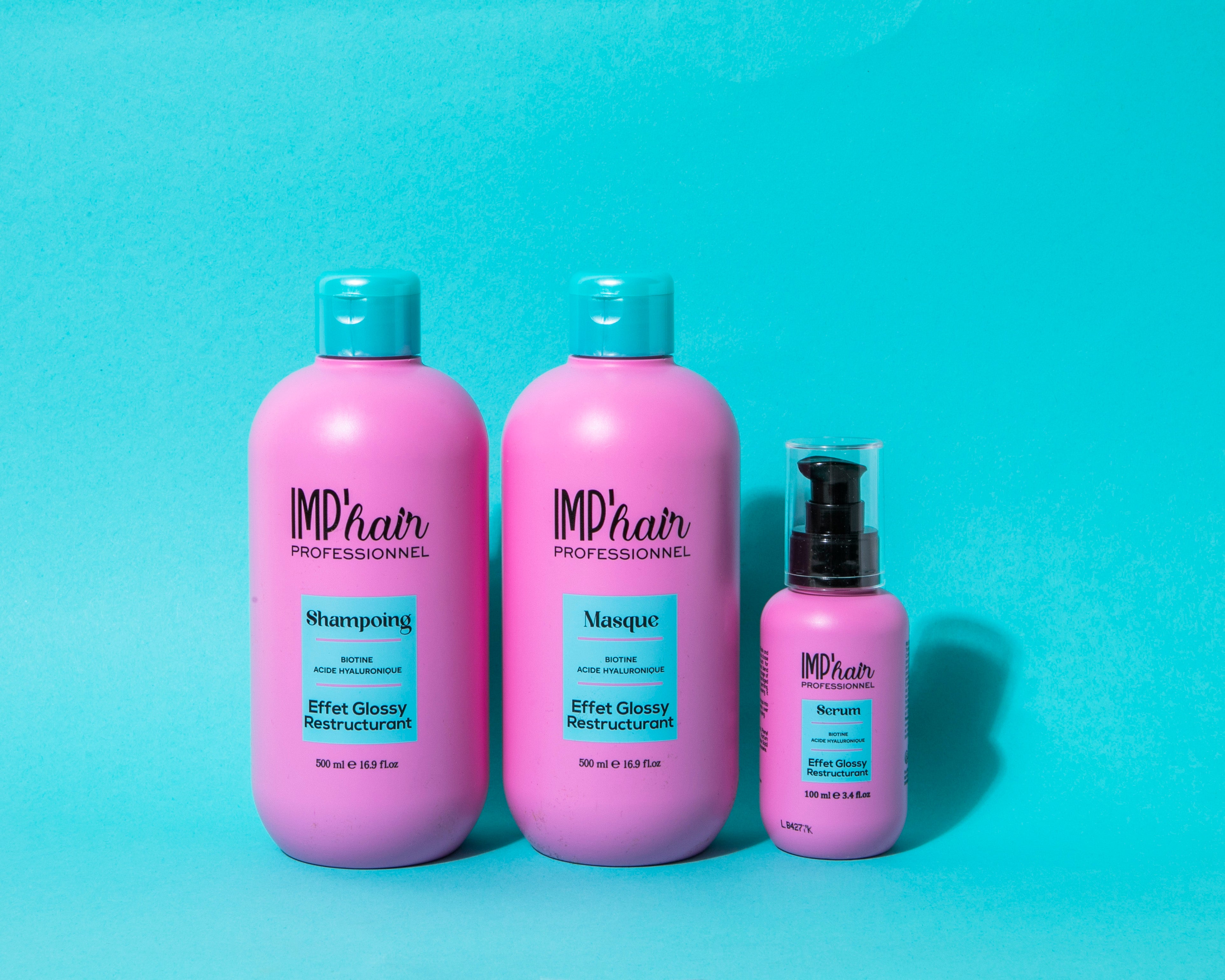 Trio Soin à la Biotine – Shampoing, Masque & Sérum Réparateurs