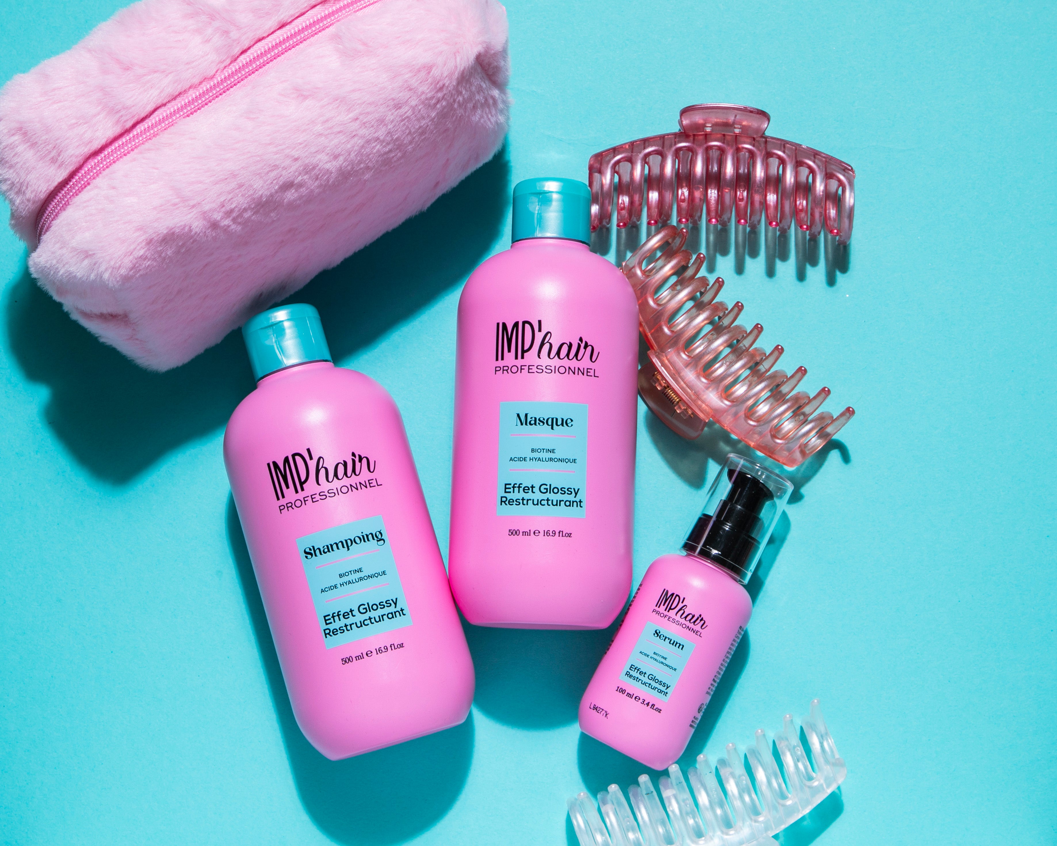 Trio Soin à la Biotine – Shampoing, Masque & Sérum Réparateurs