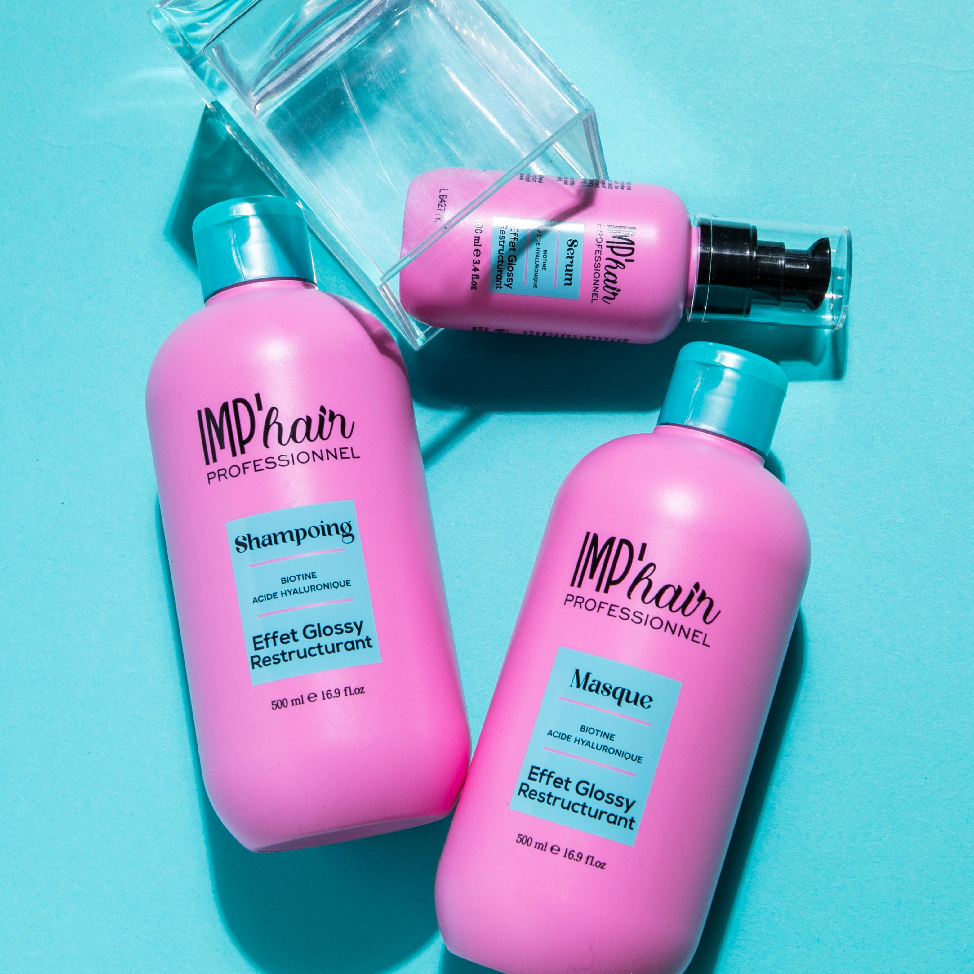 Trio Soin à la Biotine – Shampoing, Masque & Sérum Réparateurs