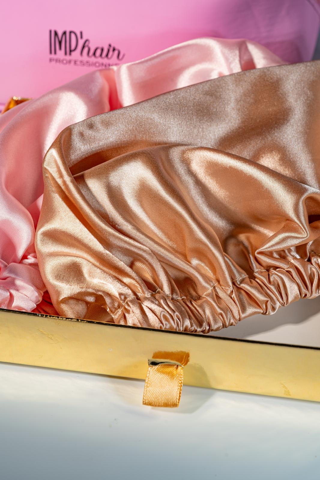 Lot de 2 charlotte de nuit en satin