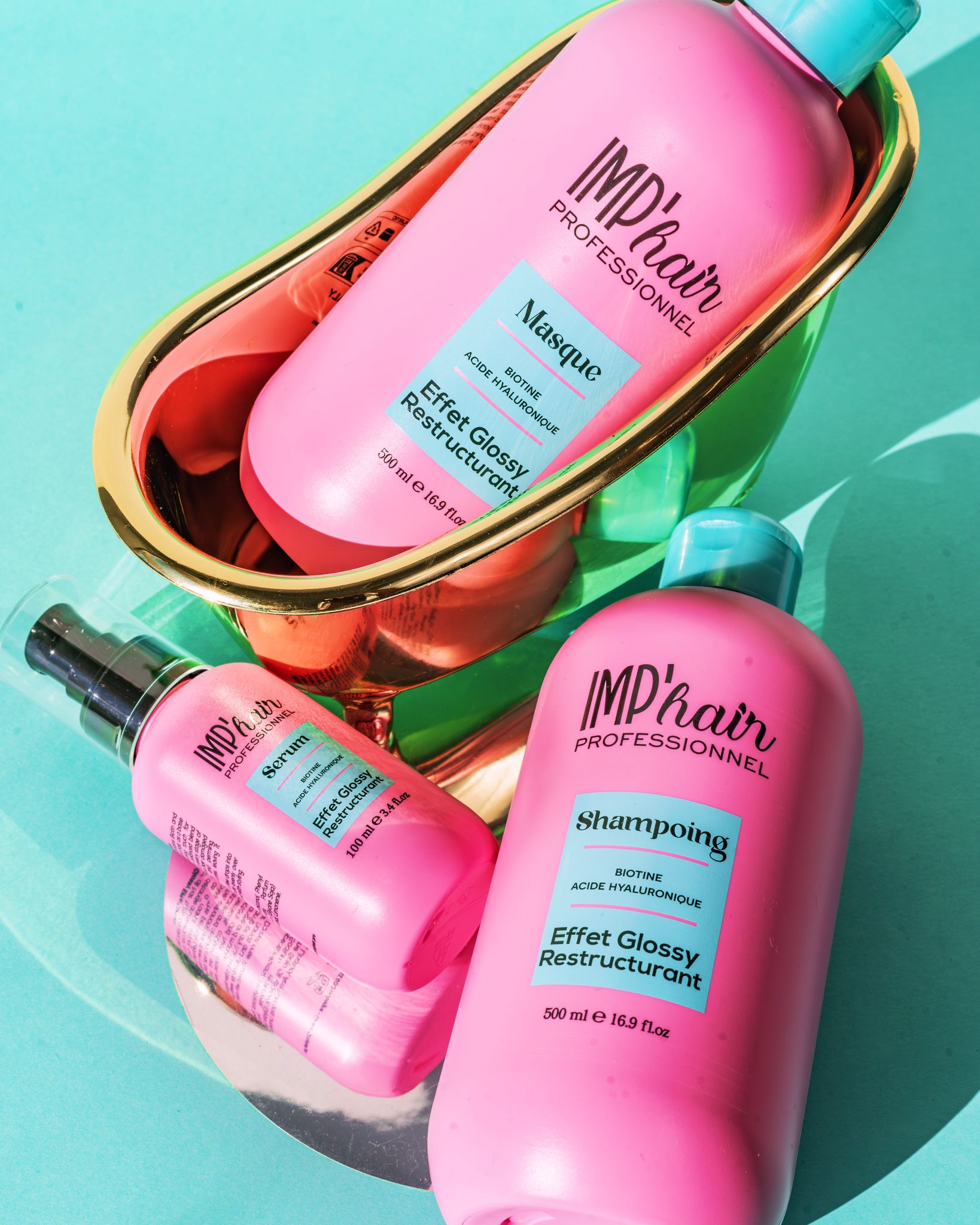 Trio Soin à la Biotine – Shampoing, Masque & Sérum Réparateurs