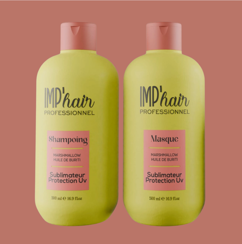 Duo shampoing+ masque Sublimateur – Marshmallow & Huile de Buriti