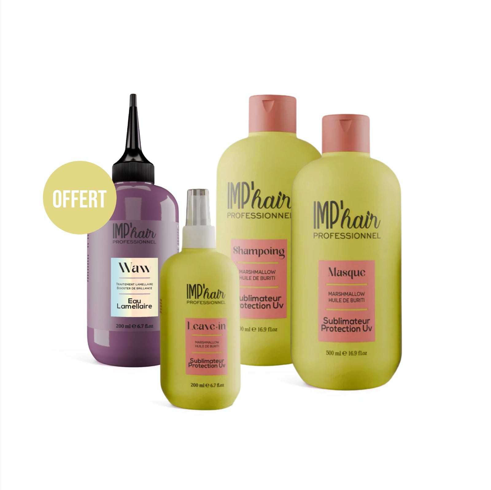 Trio Soin Sublimateur – Marshmallow & Huile de Buriti+ eau lamellaire offerte