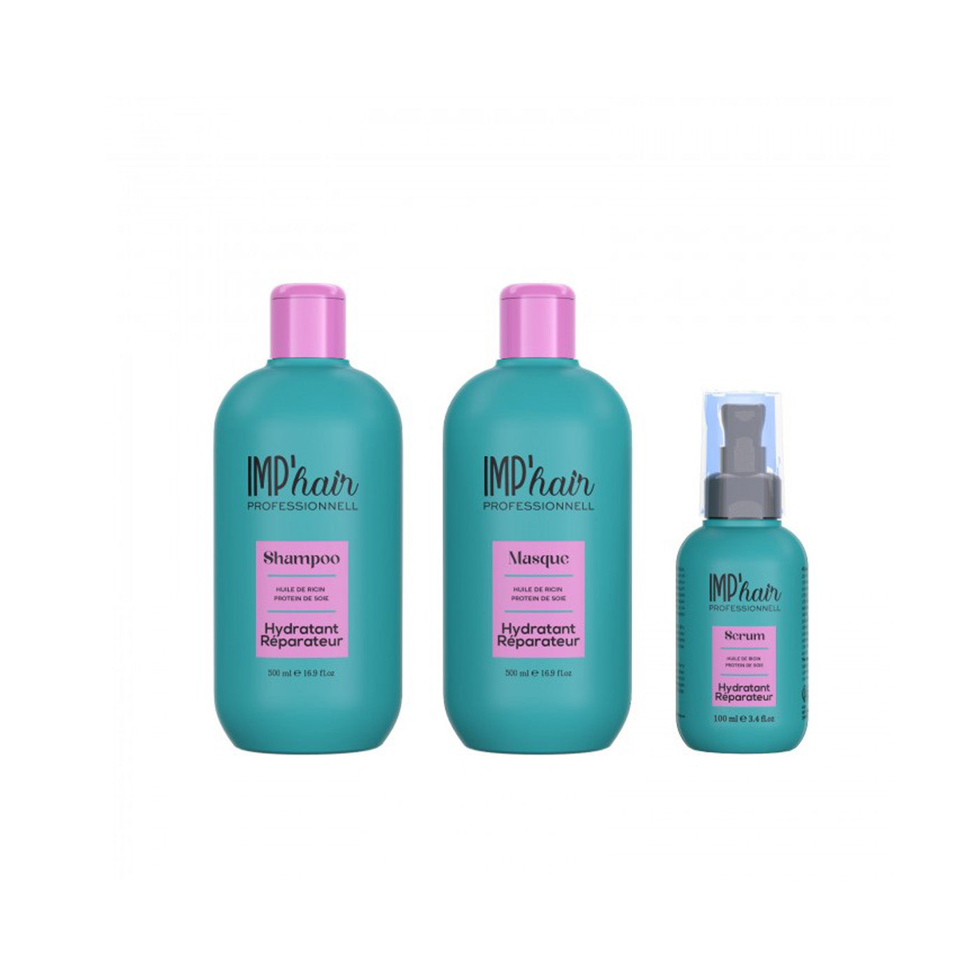 TRIO SHAMPOING MASQUE & SERUM RICIN & PROTEINE DE SOIE