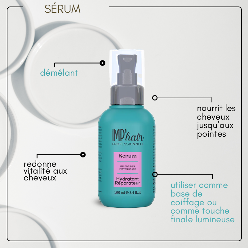 Sérum Réparateur à l’Huile de Ricin – Hydratation & Soin Intense