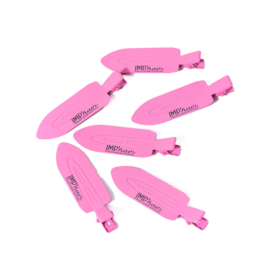 Pinces de Séparation Professionnelles IMP'HAIR (Lot de 6)