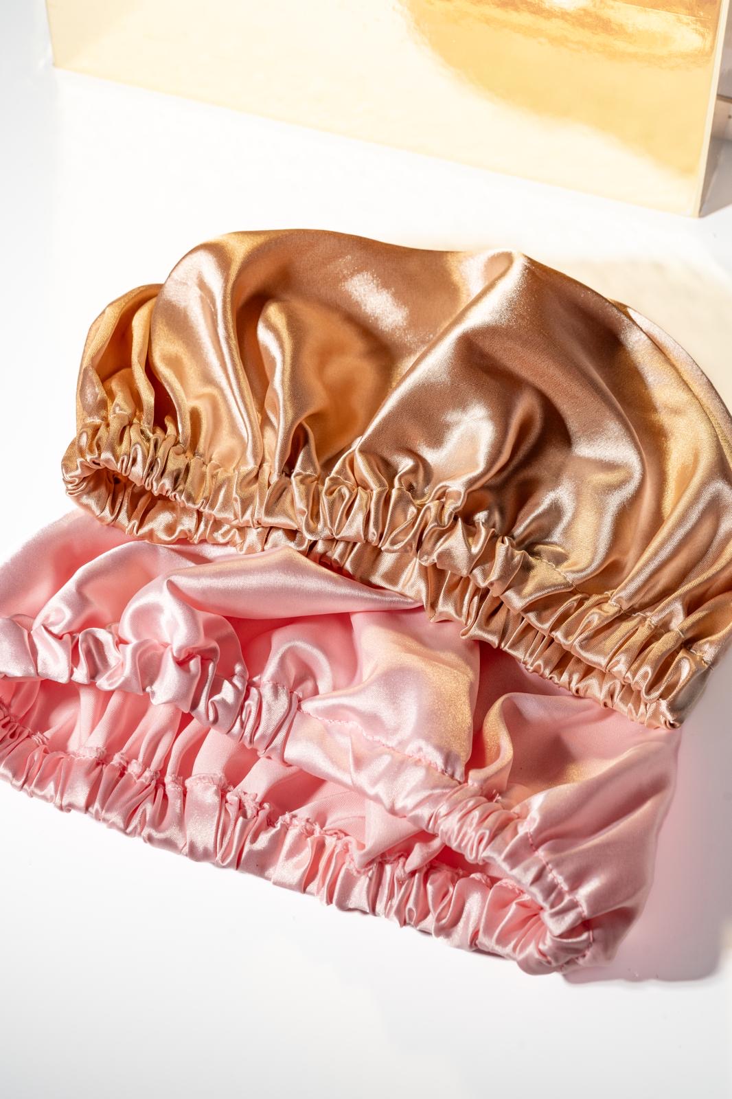 Lot de 2 charlotte de nuit en satin