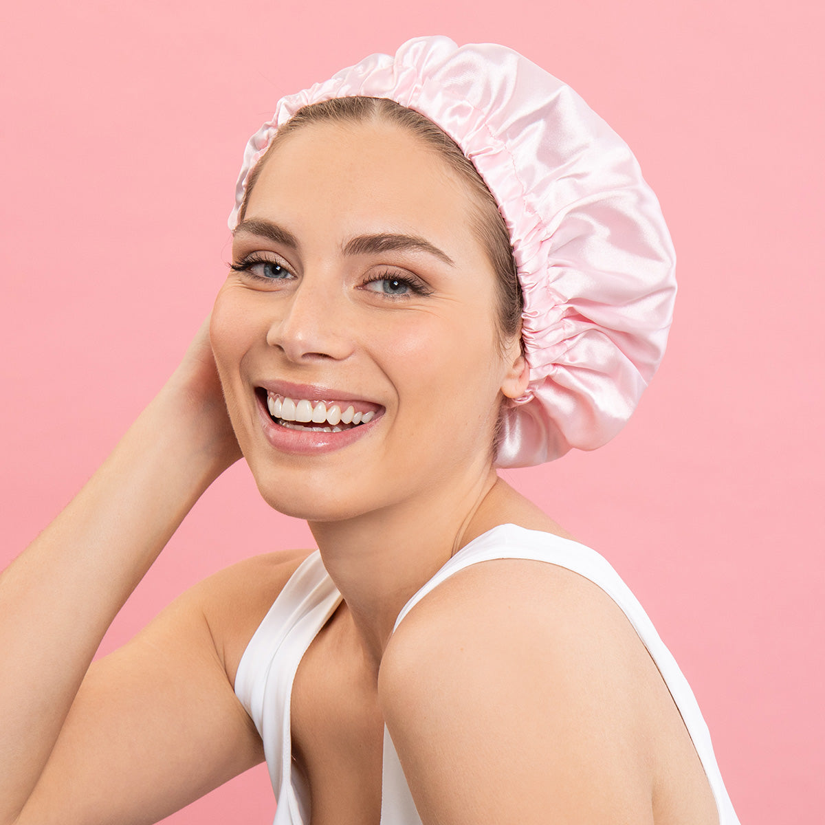 Lot de 2 CHARLOTTES de nuit en satin