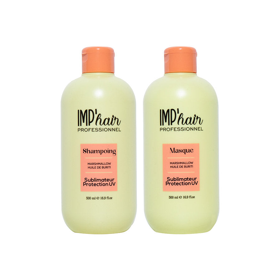 Duo shampoing+ masque  Sublimateur – Marshmallow & Huile de Buriti