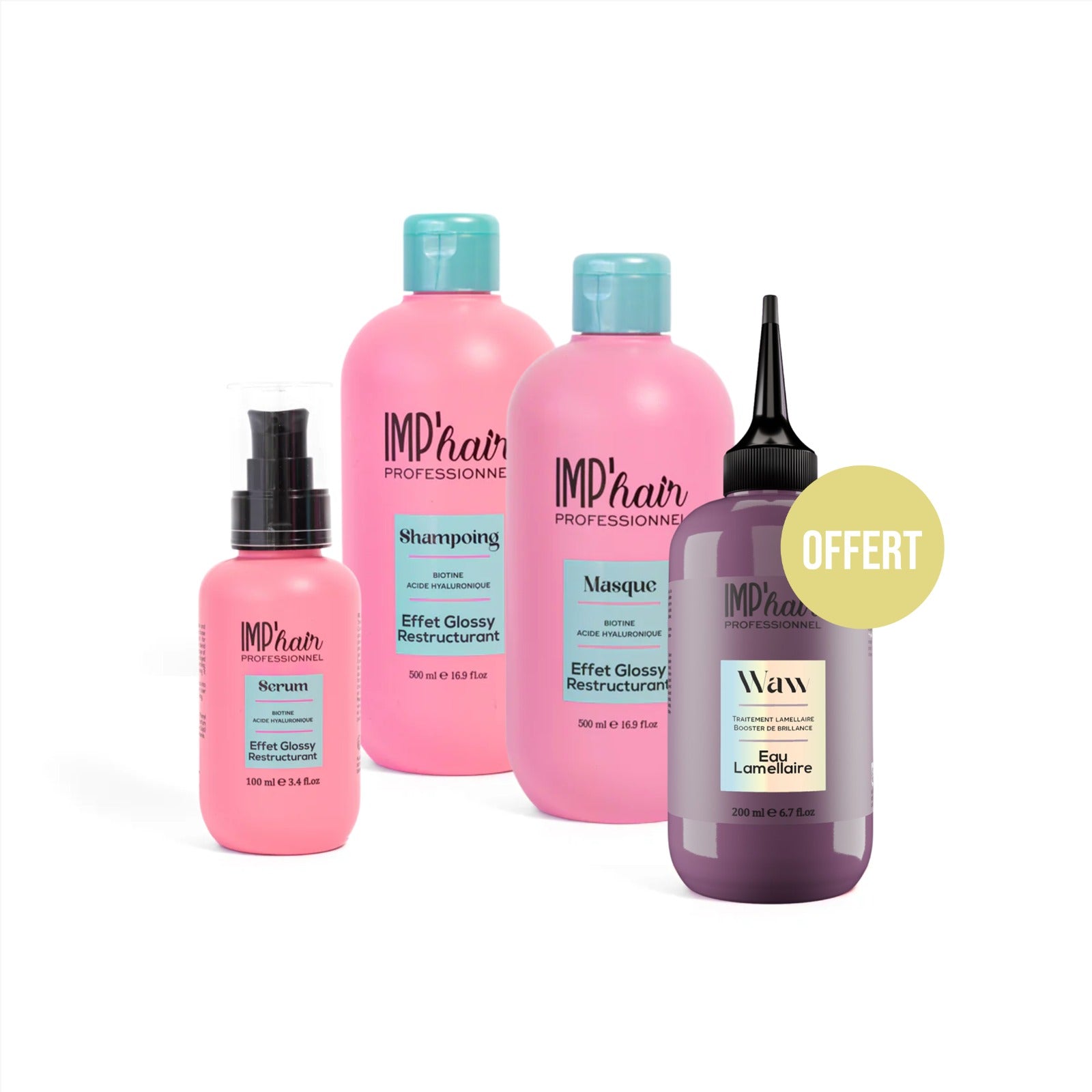 Trio Soin à la Biotine – Shampoing, Masque & Sérum Réparateurs