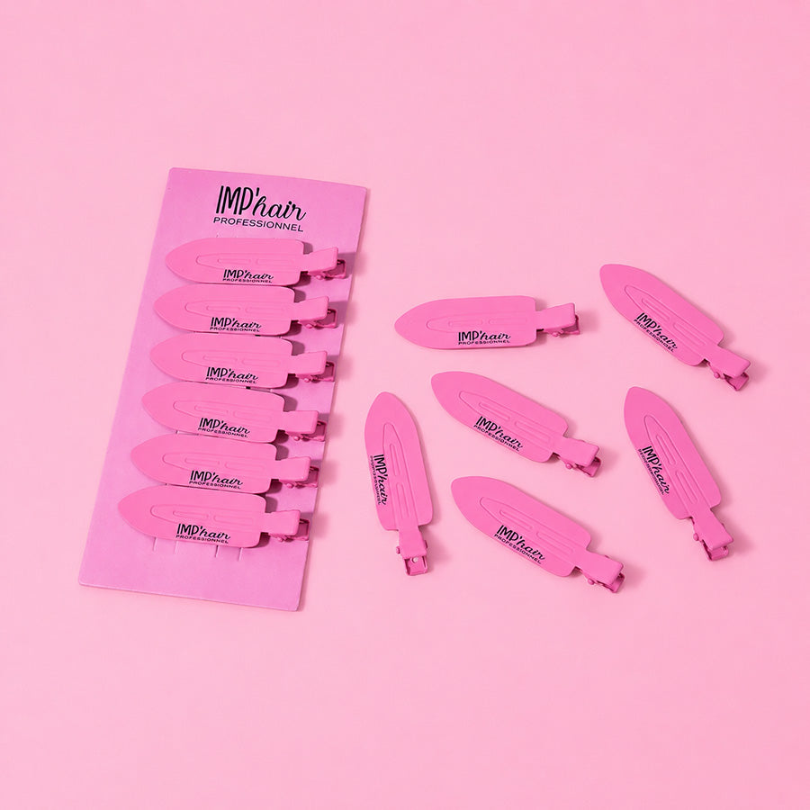 Pinces de Séparation Professionnelles IMP'HAIR (Lot de 6)