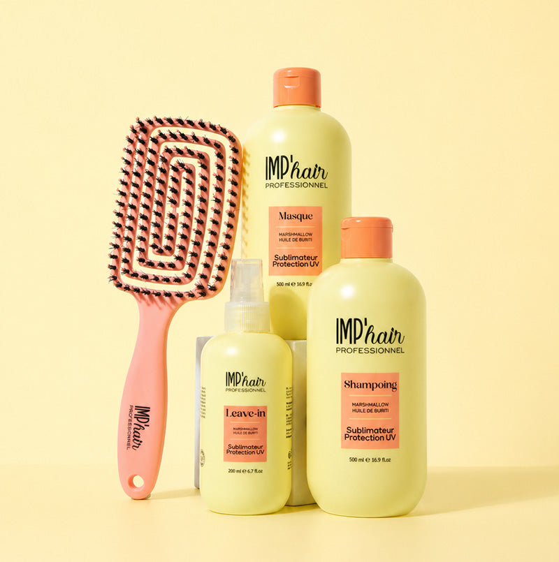 Brosse démêlante professionnelle IMPHAIR corail