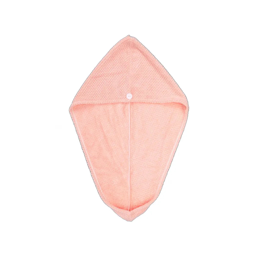 Serviette-turban de bain microfibre ultra-absorbante ROSE CLAIR
